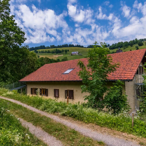 Vom Gruppenhaus fhren Wanderwege in wenigen Minuten direkt in die Wlder des Sdschwarzwaldes und versprechen herrliche Aussichten. 