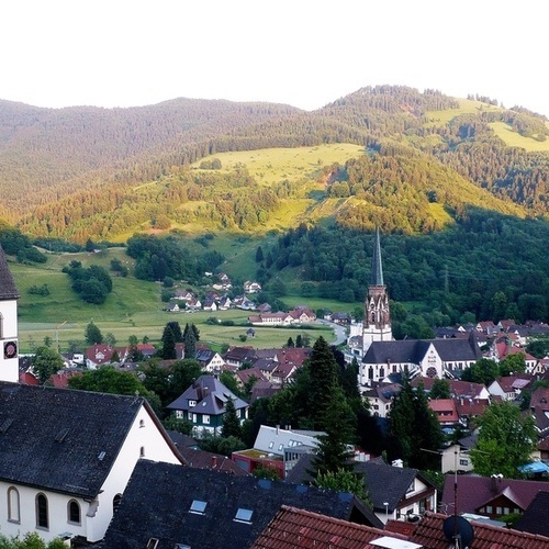 Blick von der Loggia auf Schönau - Blick von der Loggia auf Schönau -