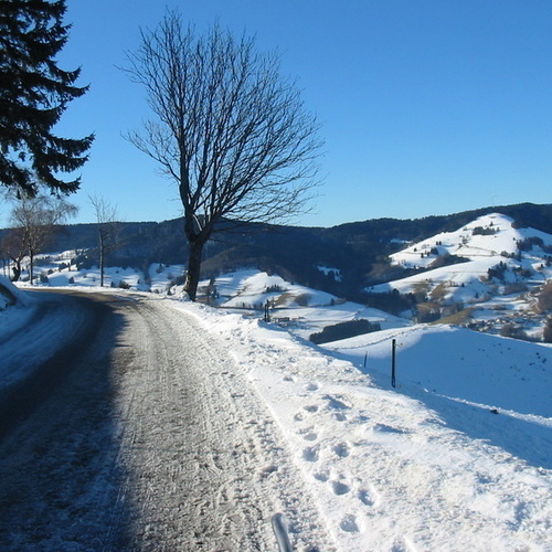 Winterwanderweg mit herrlicher Aussicht - Winterwanderweg mit herrlicher Aussicht -