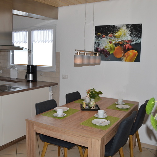 Küche in der Ferienwohnung Nr. 2 - 