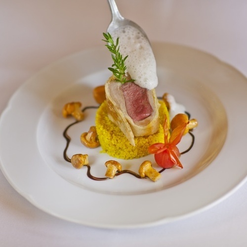 Kulinarik - ein angerichteter Speiseteller Kulinarik - ein angerichteter Speiseteller